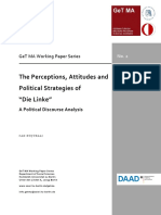 The Perceptions, Attitudes and Political Strategies of "Die Linke"