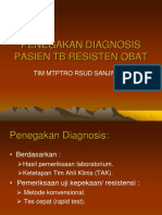 Penegakan Diagnosis Pasien TB Resisten Obat