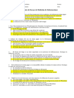 Cuestionario de Ensayo de Medición de Deformaciones