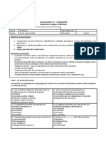 Evaluación 2018 1 Quinto