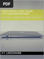 Preparing For Your Python Interview - The Basics - Techwers (Your Technical Interview Book 2) - KT Lindemann