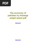 The Economy of Pakistan by Khawaja Amjad Saeed PDF