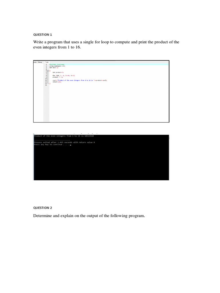 C++ Programming Exercises and Solutions | PDF