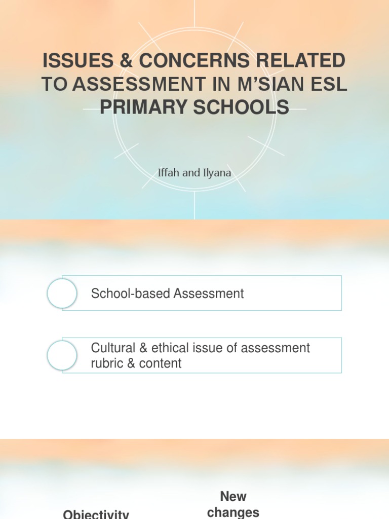 Concerns in Malaysian ESL Assessment | PDF | Educational Assessment ...