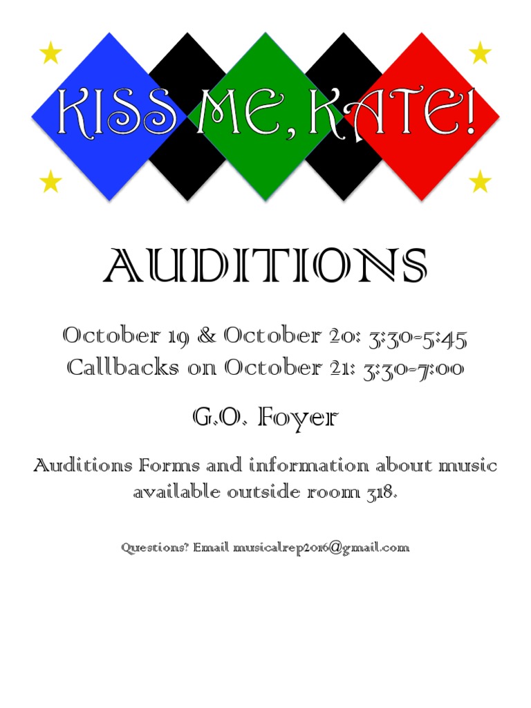 Kiss Me Kate Poster PDF