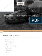 Global Robotic Lawn Mower Market Analysis by Arizton 