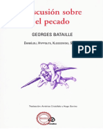 BATAILLE, G. (Et Al), Discusión Sobre El Pecado, Bs. Ar., Paradiso 2005