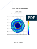 Glossary of Terms For Fluid Mechanics, A - Leighton