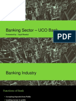 Banking Sector - UCO Bank: Presented by - Sajal Mondal