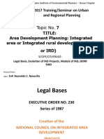 PIEP EnP Review - Integrated Area Development