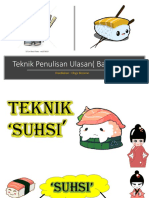 Teknik Penulisan Ulasan (Bahagian B)