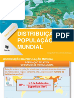 Distribuição Da População Mundial