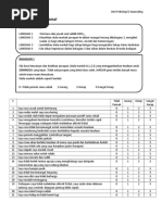 Penilaian MMSE dalam Bahasa Melayu | PDF
