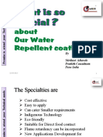 Water Repellent Coating