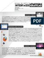 Pôster: A Síndrome Do Déficit de Atenção e As Interfaces Gráficas