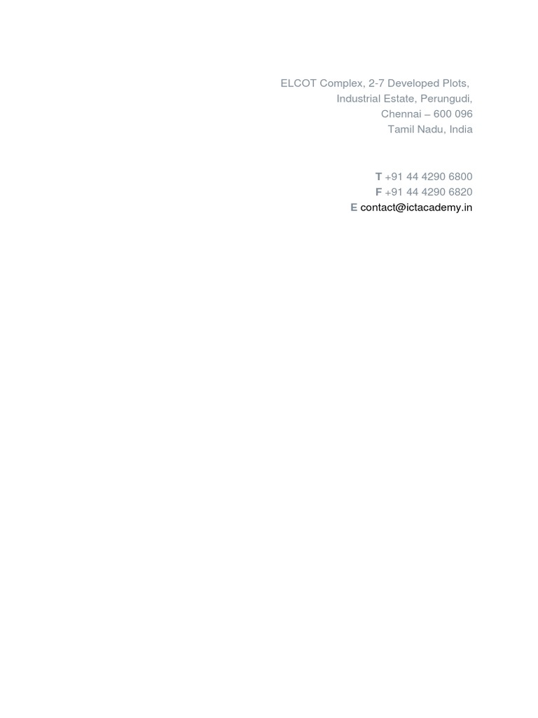 ELCOT Chennai Contact Information | PDF | Technology & Engineering
