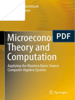 Microeconomic Theory and Computation - Michael R. Hammock - J. Wilson Mixon PDF