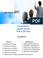 Training and Development Presentation