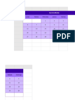 Calendario Noviembre