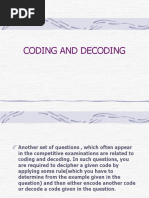 Coding and Decoding