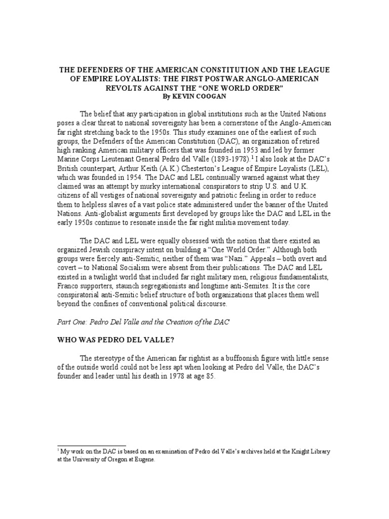 Defenders of The American Constitution | PDF | Government | Unrest
