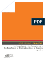 SIL 44 La Nueva Ley de Libre Competencia y Los Desafios de La Criminalizacion de La Colusion Abril2017