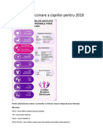 Schema de Vaccinare a Copiilor Pentru 2018