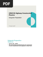 Lecture 1.2 Subgrade Preperation