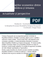 Evoluția Relațiilor Economice Dintre Republica Moldova Și Uniunea