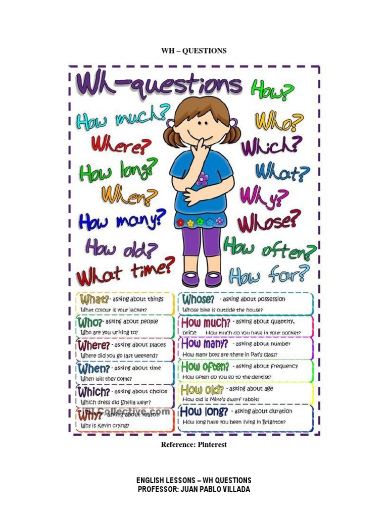 WH Questions | PDF