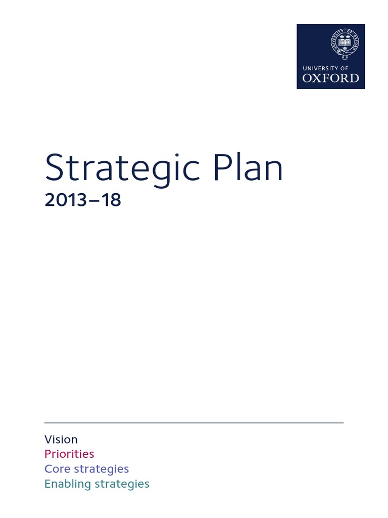 Strategic Plan University of Oxfort 2013-18 | PDF | Interdisciplinarity ...