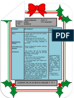 Lesson Plan Science Grade 7 - P. 1