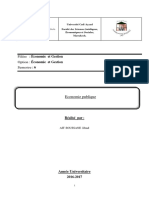 Economie Publique