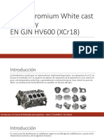 High-Chromium White Cast Iron Alloy EN GJN HV600 (XCr18)