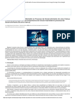 A Importância Do Vínculo Mãe-Bebê No Processo de Desenvolvimento de Uma Criança - Psicologia Clínica - Atuação