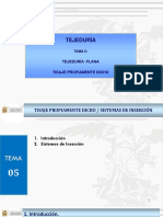 TEMA 05 TEJIDO PLANO - TISAJE Y MECANISMOS DE INSERCION.pptx