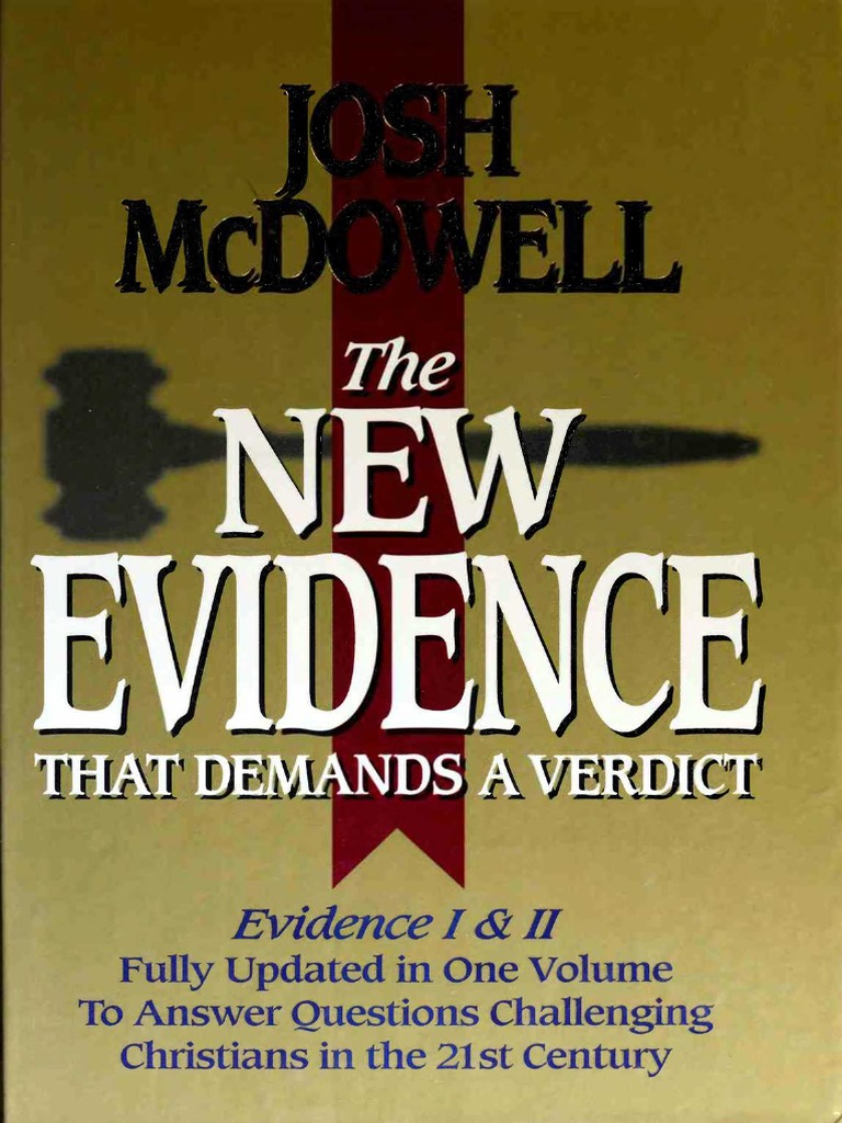 The New Evidence That Demands A Verdict, by Josh McDowell PDF Jesus