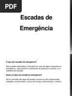 Escadas de Emergência