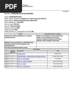Representação para impugnar pesquisa  Datafolha