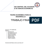 Innovación en El Cambio de La Matriz Productiva - Caso Ecuador