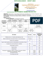 2018 - Saúde e Integralidade 1o Semestre