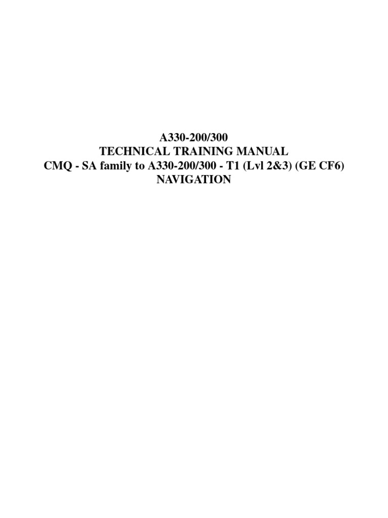 A330 cf6 training manual complete cbt