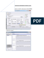 Configuracion de Perfomance en Radios Alcatel