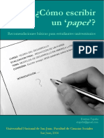 Cc3b3mo Escribir Un Paper Estudiantes Universitarios