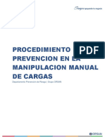 Procedimiento Manejo Manual de Cargas Orsan