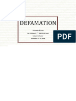 Defamation