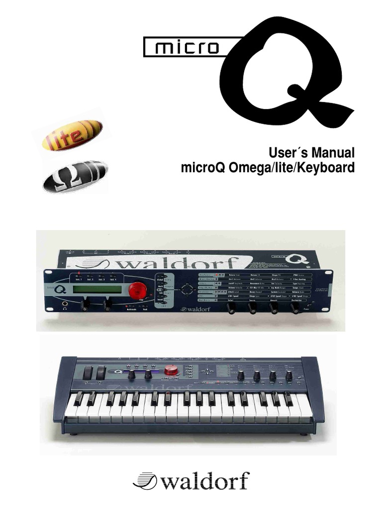 User S Manual Microq Omega/Lite/Keyboard | PDF