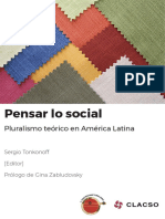 Pensar Lo Social