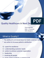 Quality Healthcare in Next Decade