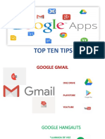 Top Ten Tips Google Apps